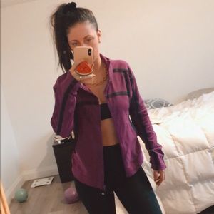 Purple Lululemon define zip up jacket